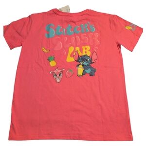 NWT Stitch Tropic Cool pink T-Shirt Disney
